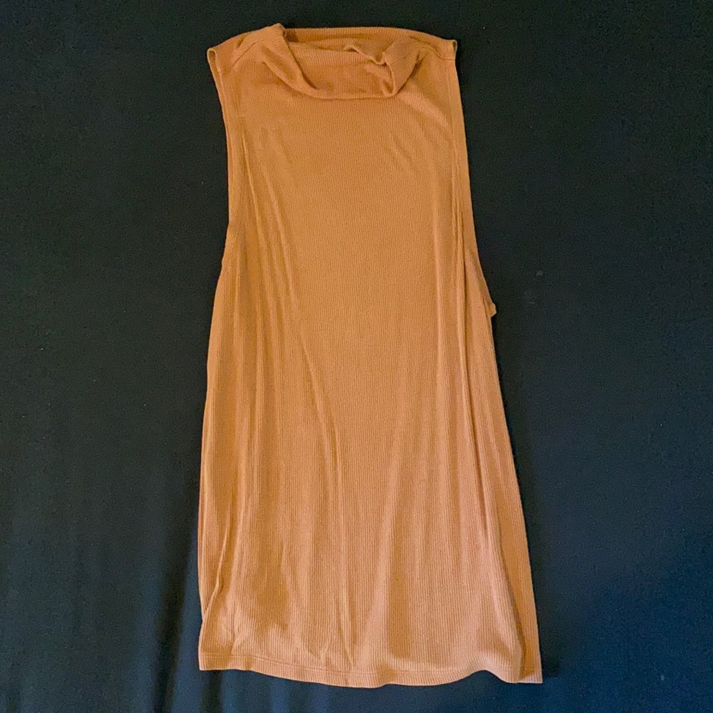 Burnt Orange turtle neck tank